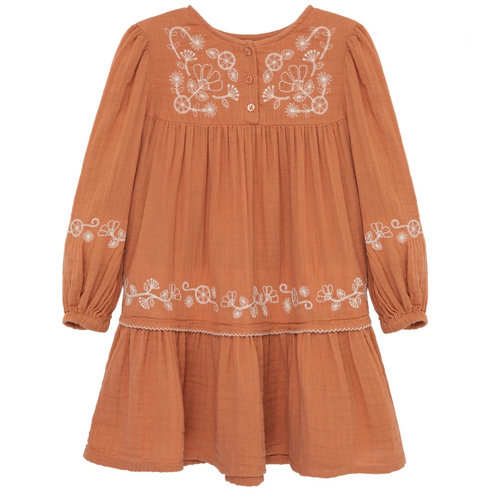 Peek Embroidered Kids Dress size 10 boho